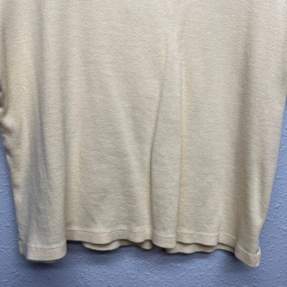 Charter Club Y2K 90s Vintage Grunge Light Academia Womens Polo Shirt Size LP - Picture 8 of 12